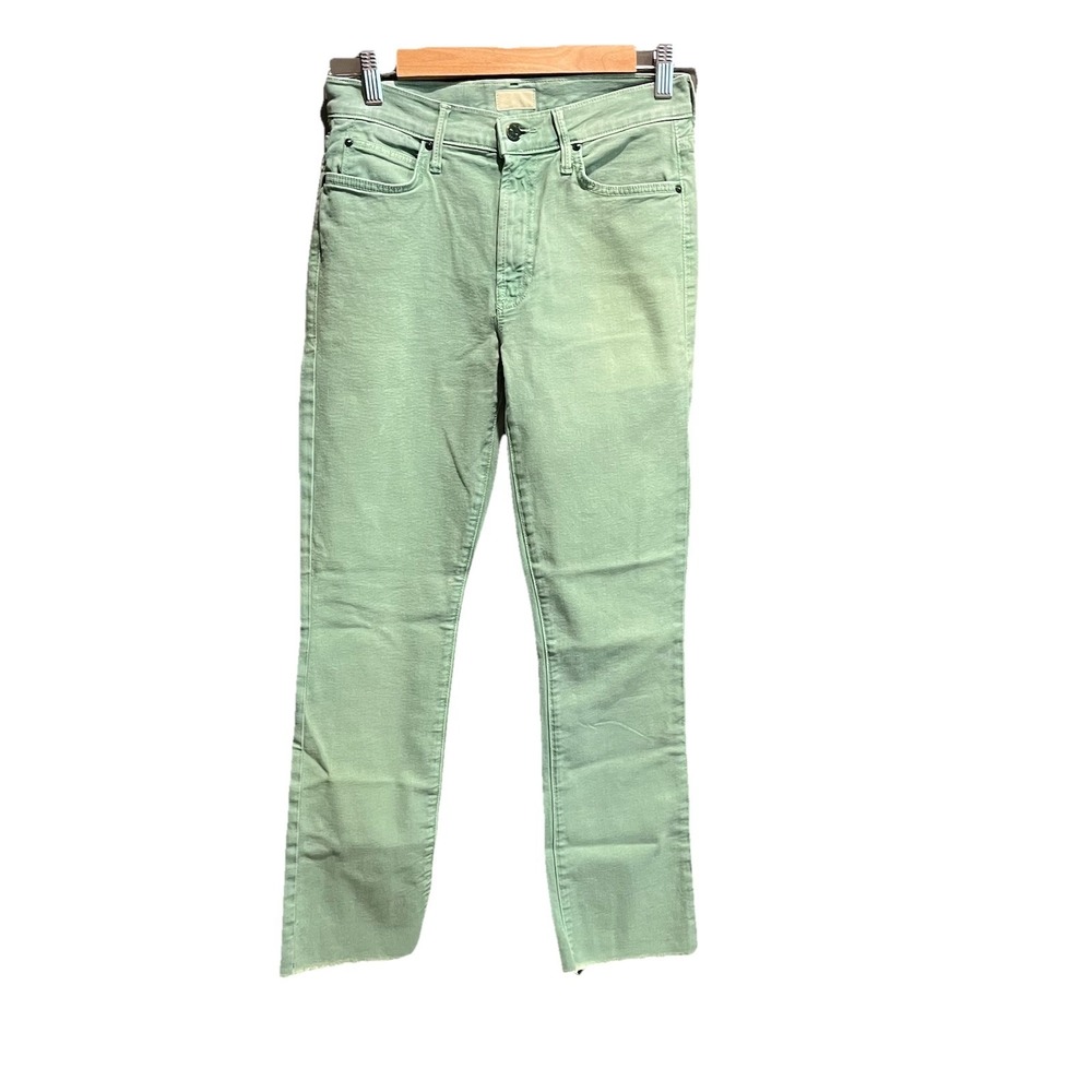 Mother Amy Army Green The Rascal‎ Ankle Snippet Women's Jeans Size 26